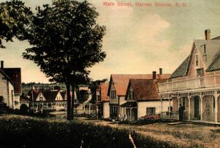 The postcard above is of downtown Harvey facing east, this postcard was sent in 1911. Image thanks to J.Hall.