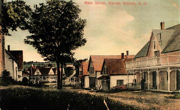The postcard above is of downtown Harvey facing east, this postcard was sent in 1911. Image thanks to J.Hall.