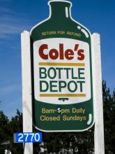Cole's Bottle Depot: Return for Refund